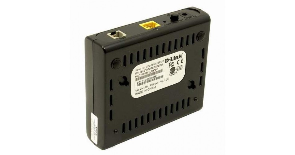 Модем ADSL D-Link модель DSL-2500U,